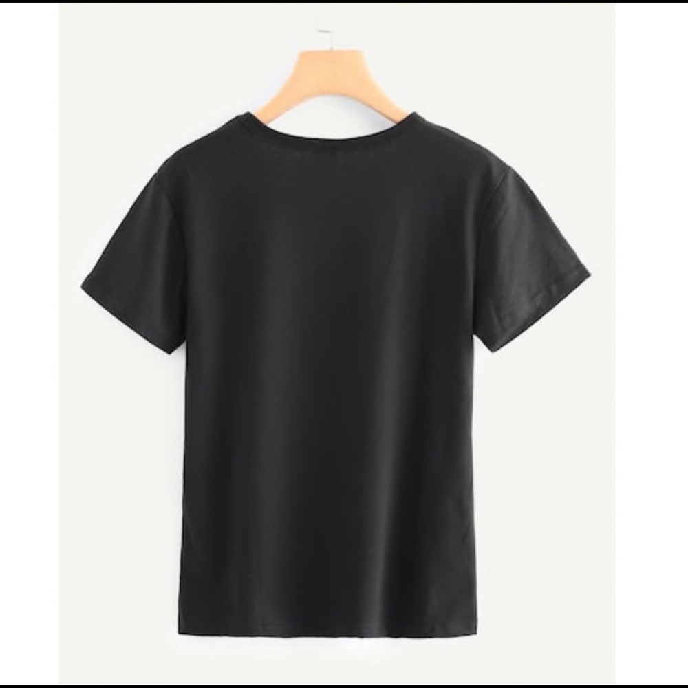 Faith Black Tee - Picture 2 of 4